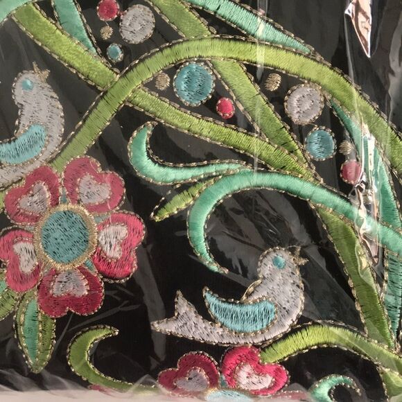 Bob Mackie Tree Life Embroidered Knit Top - Picture 5 of 6